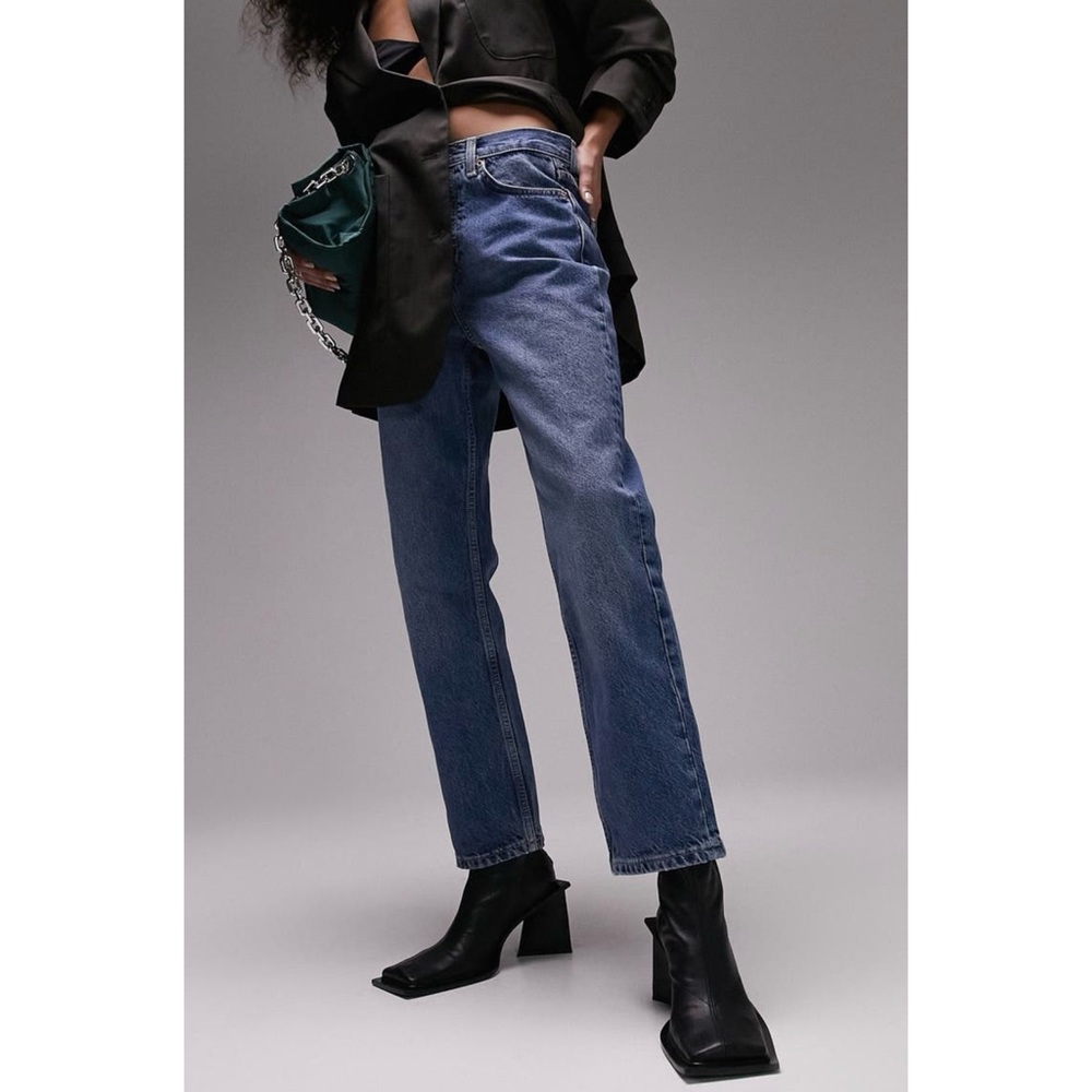 NWT Topshop Editor Straight Leg Jeans